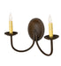 Meyda Tiffany - 118552 - Two Light Wall Sconce - Classic - Rustic Iron