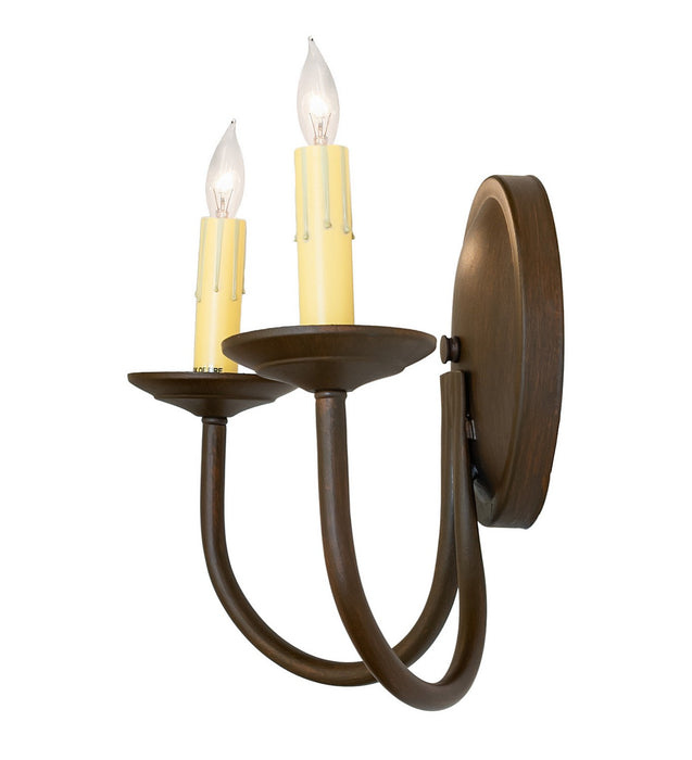 Meyda Tiffany - 118552 - Two Light Wall Sconce - Classic - Rustic Iron