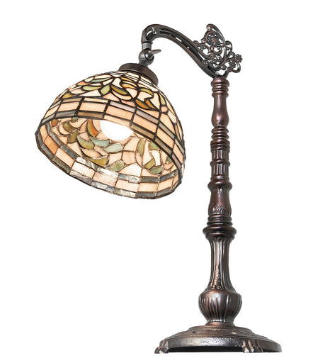 Tiffany Turning Leaf One Light Table Lamp