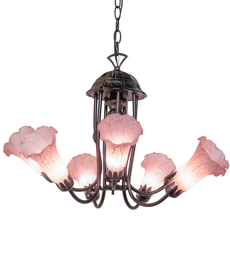 Pond Lily Seven Light Chandelier