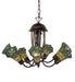 Meyda Tiffany - 251593 - Seven Light Chandelier - Stained Glass Pond Lily - Mahogany Bronze