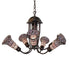 Meyda Tiffany - 251594 - Seven Light Chandelier - Stained Glass Pond Lily - Mahogany Bronze