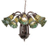 Meyda Tiffany - 251606 - 12 Light Chandelier - Stained Glass - Mahogany Bronze