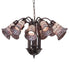 Meyda Tiffany - 251607 - 12 Light Chandelier - Stained Glass Pond Lily - Mahogany Bronze