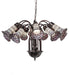 Meyda Tiffany - 251608 - 12 Light Chandelier - Stained Glass Pond Lily - Mahogany Bronze