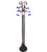 Meyda Tiffany - 251860 - 12 Light Floor Lamp - Blue/White - Mahogany Bronze