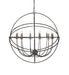 Meyda Tiffany - 256204 - 12 Light Chandelier - Atom Enerjisi - Gunmetal