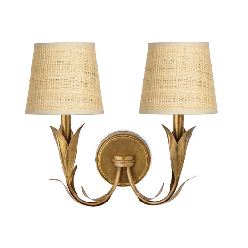 River Reed Two Light Wall Sconce