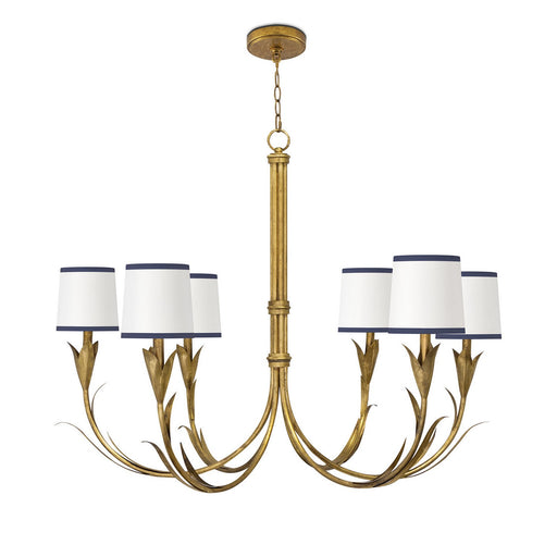 River Reed Six Light Chandelier