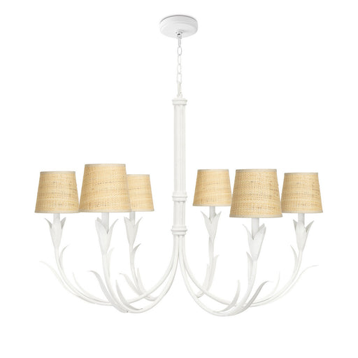 River Reed Six Light Chandelier