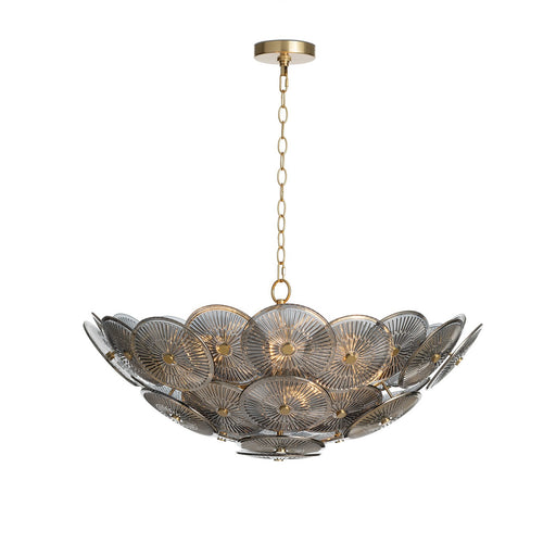 Regina Andrew - 16-1455SMK - Nine Light Chandelier - Holly - Smoke