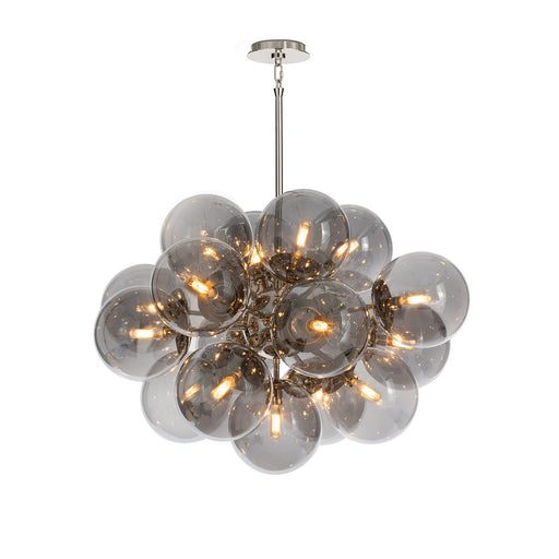 Regina Andrew - 16-1474PN-SMK - 17 Light Chandelier - Shine - Polished Nickel