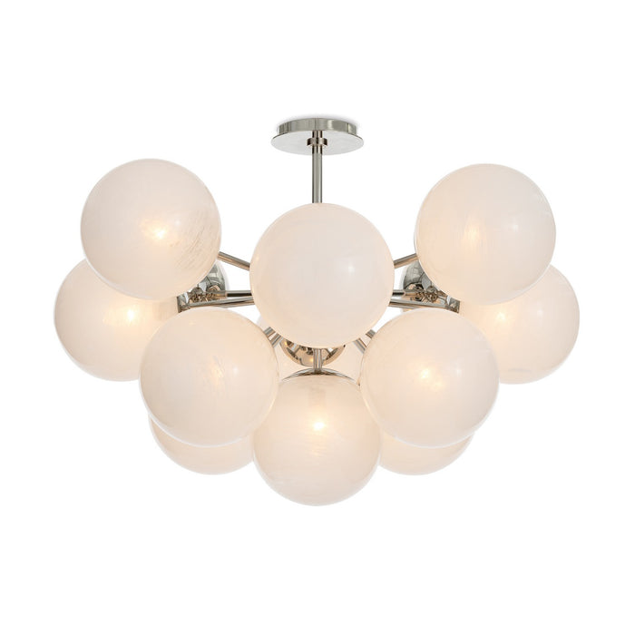 Regina Andrew - 16-1475PN-SRL - 13 Light Flush Mount - Shine - Polished Nickel