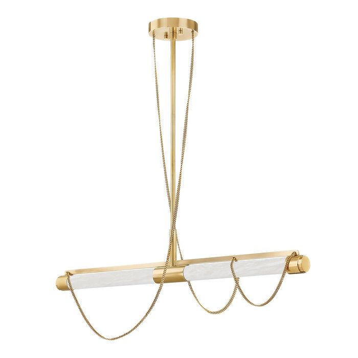 Corbett Lighting - 463-02-VB - LED Linear - Lariat - Vintage Brass