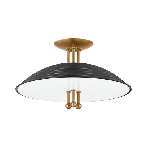 Larkin Three Light Semi Flush Mount