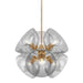 Troy Lighting - F1522-PBR - Six Light Pendant - Salix - Patina Brass