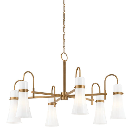 Maple Six Light Chandelier