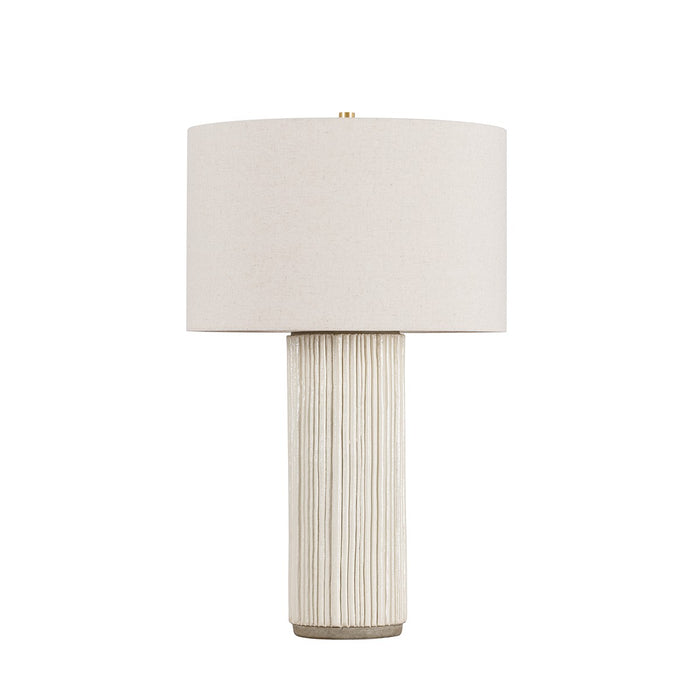 Hudson Valley - L5431-AGB/CFI - One Light Table Lamp - Crestwood - Aged Brass/Ceramic Fluted Ivory