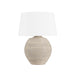 Hudson Valley - L5731-AGB/CAR - One Light Table Lamp - Kitchawan - Aged Brass/Ceramic Artisan Cream