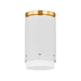 Mitzi - H870501-AGB/SWH - One Light Flush Mount - Asa - Aged Brass/Soft White