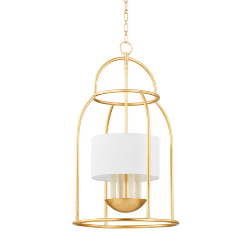 Mitzi - H871704-VGL - Four Light Lantern - Delia - Vintage Gold Leaf