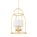 Mitzi - H871704-VGL - Four Light Lantern - Delia - Vintage Gold Leaf