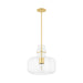 Mitzi - H902701L-AGB - One Light Pendant - Lumi - Aged Brass