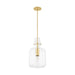 Mitzi - H902701S-AGB - One Light Pendant - Lumi - Aged Brass