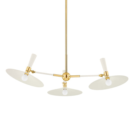 Milena Three Light Chandelier