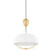 Mitzi - H925701-AGB/SWH - One Light Pendant - Liliana - Aged Brass/Soft White