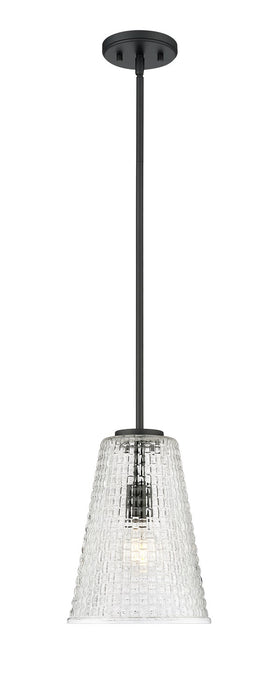 Millennium - 20703-MB - One Light Pendant - Saben - Matte Black