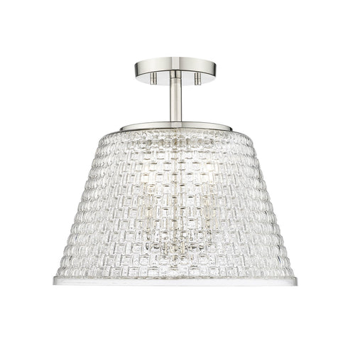 Saben Three Light Semi-Flush Mount