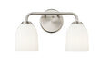 Millennium - 22302-BN - Two Light Vanity - Norah - Brushed Nickel