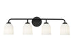 Millennium - 22304-MB - Four Light Vanity - Norah - Matte Black