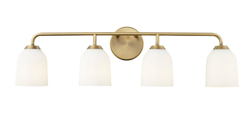 Millennium - 22304-VB - Four Light Vanity - Norah - Vintage Brass