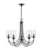 Millennium - 22405-MB - Five Light Chandelier - Waddingham - Matte Black