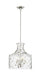 Millennium - 22604-PN - Four Light Pendant - Santorini - Polished Nickel