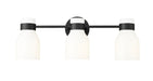 Millennium - 23003-MB - Three Light Vanity - Corella - Matte Black