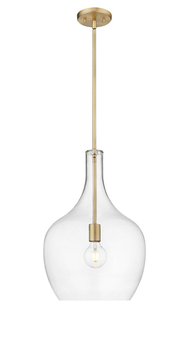 Millennium - 28501-VB - One Light Pendant - Lamara - Vintage Brass