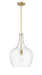 Millennium - 28501-VB - One Light Pendant - Lamara - Vintage Brass