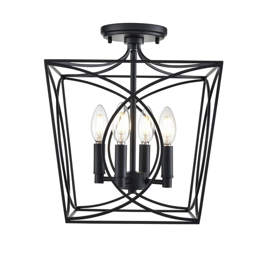 Tracy Four Light Semi-Flush Mount