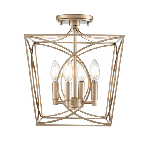 Tracy Four Light Semi-Flush Mount