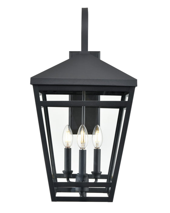 Millennium - 82104-TBK - Three Light Outdoor Lantern - Seager - Textured Black