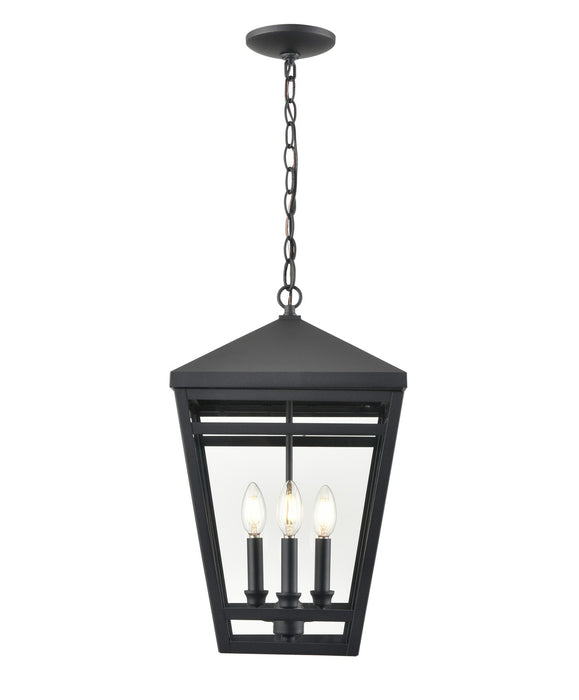 Millennium - 82105-TBK - Three Light Outdoor Lantern - Seager - Textured Black