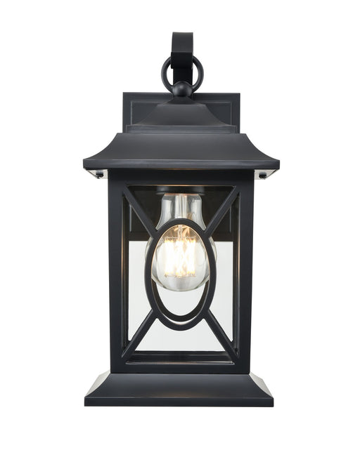 Millennium - 85101-PBK - One Light Outdoor Lantern - Allbert - Powder Coated Black