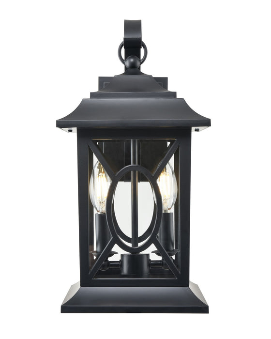 Millennium - 85102-PBK - Two Light Outdoor Lantern - Allbert - Powder Coated Black