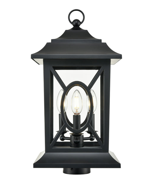 Millennium - 85105-PBK - Three Light Outdoor Lantern - Allbert - Powder Coated Black