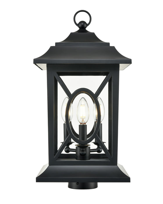 Millennium - 85105-PBK - Three Light Outdoor Lantern - Allbert - Powder Coated Black