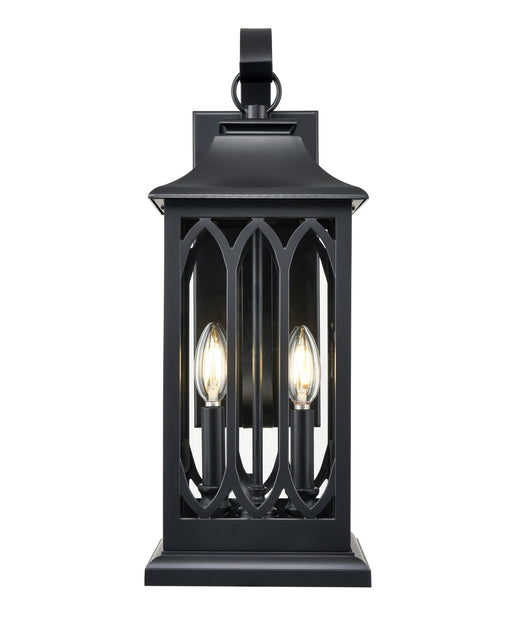 Millennium - 88102-PBK - Two Light Outdoor Lantern - Mallorey - Powder Coated Black