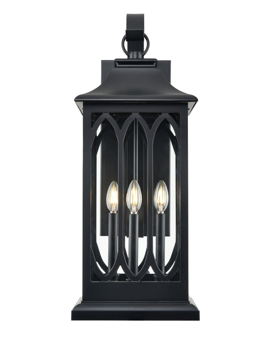 Millennium - 88103-PBK - Three Light Outdoor Lantern - Mallorey - Powder Coated Black